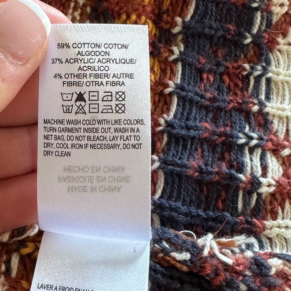Lucky Brand Aztec Print Cardigan - Picture 5 of 5